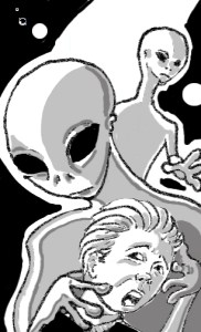 Alternate sketch for The Abducted