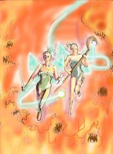 E-scape Cover Sketch