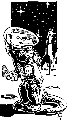 Space Weasle illustration